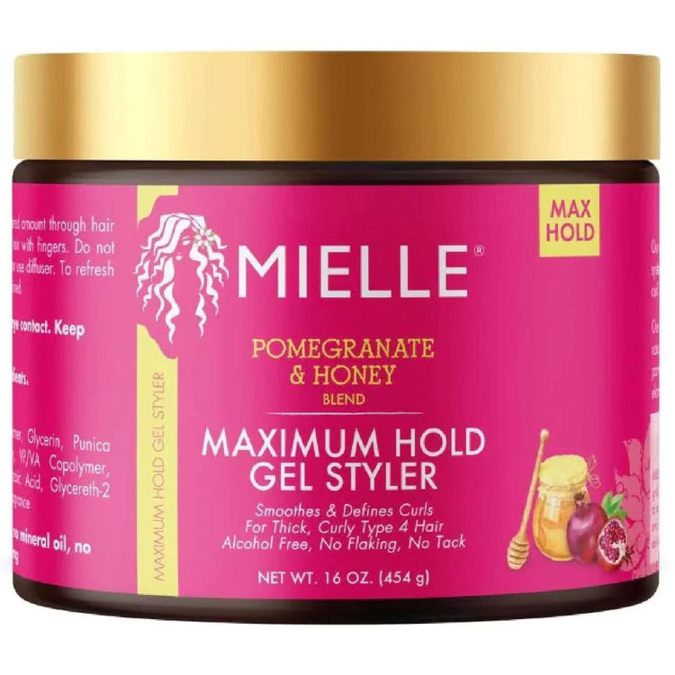 Mielle Pomegranate Honey Maximum Hold Gel Styler 16.0 Oz by Mielle