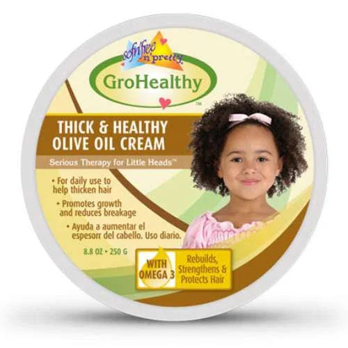 Sofnfree Npretty Grohealthy Thick Healthy Olive Oil Cream 8.8 Oz by SofnFree GroHealthy