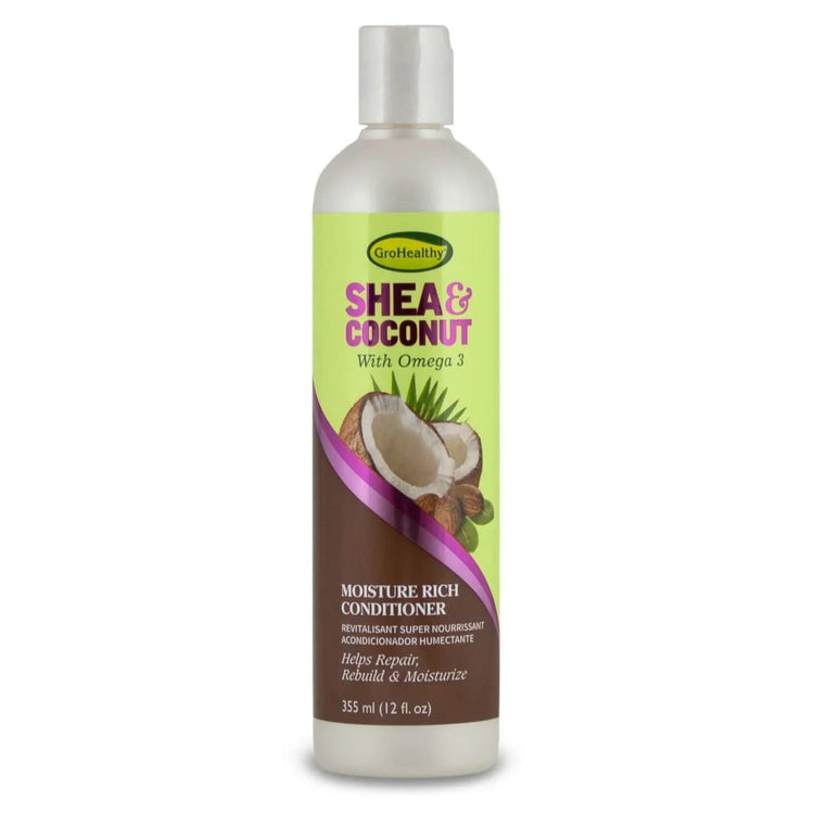 Gro Healthy Shea Coconut Moisture Conditoner 12 Oz by Gro Healthy