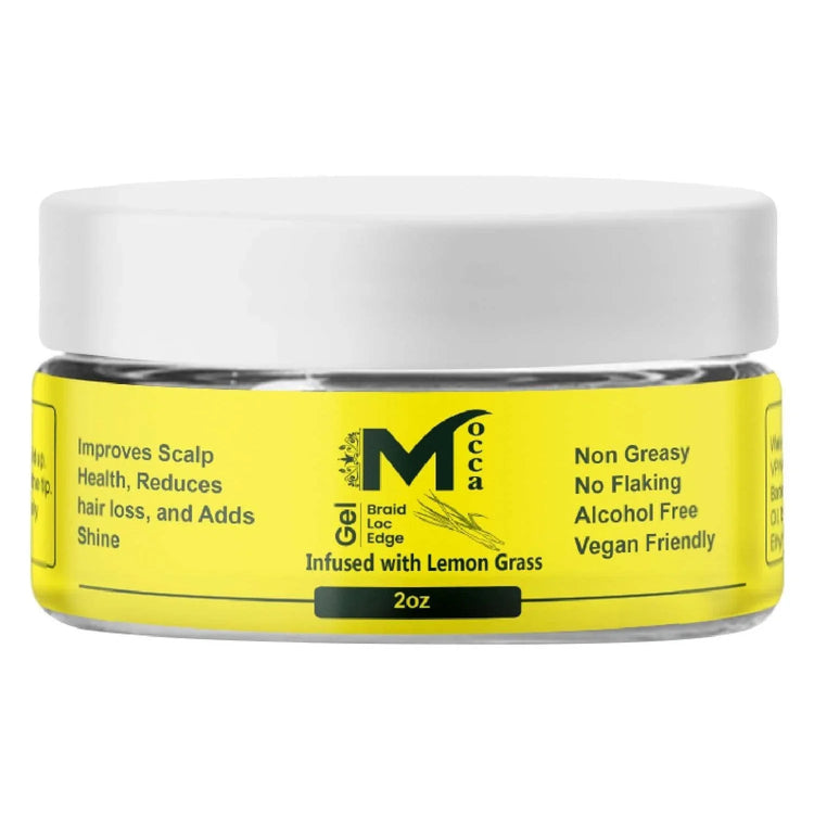 Mocca Healthy Braiding Loc And Twist Gel Lemongrass 2 Oz by MOCCA