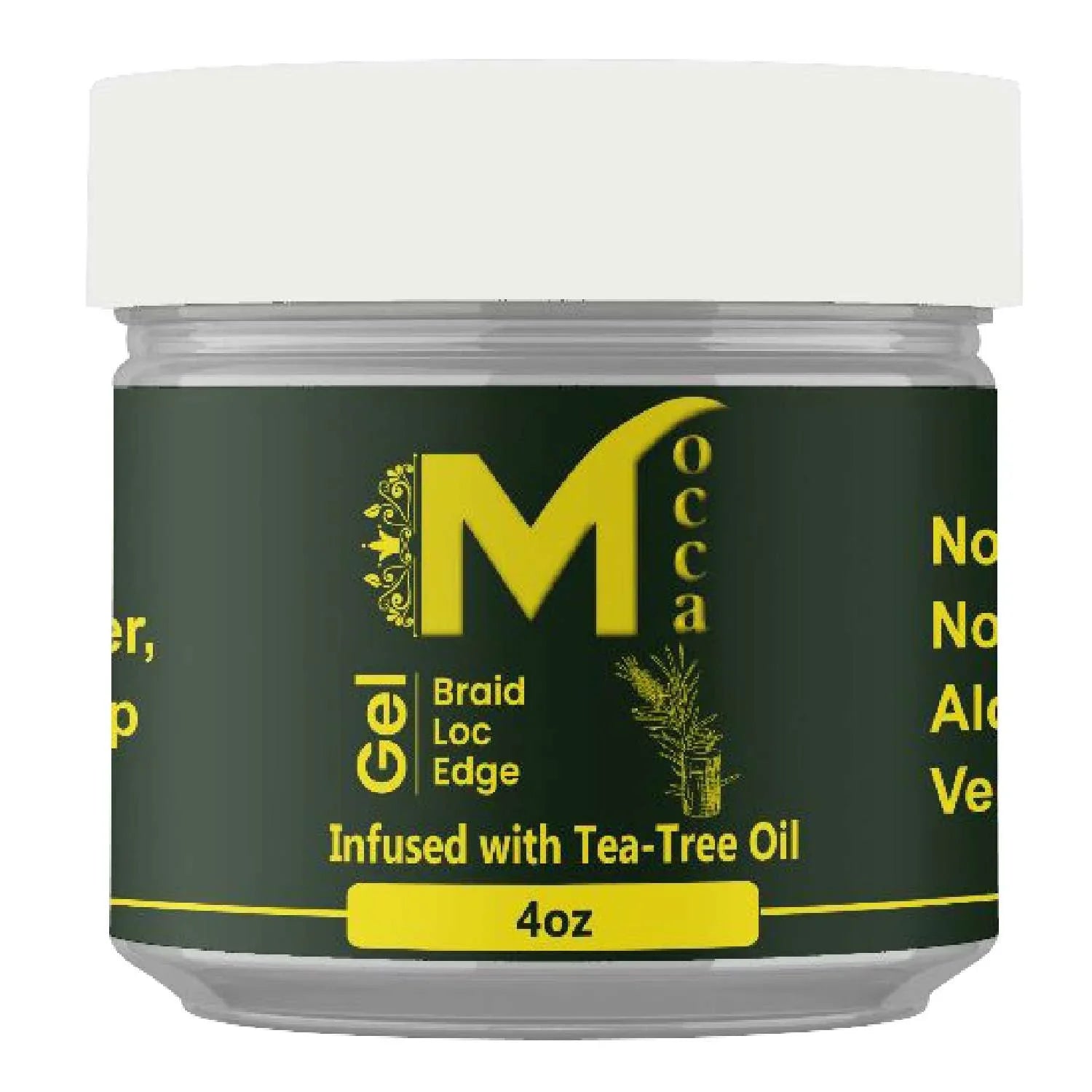 Mocca Healthy Braiding Loc And Twist Gel Tea Tree 4 Oz by MOCCA