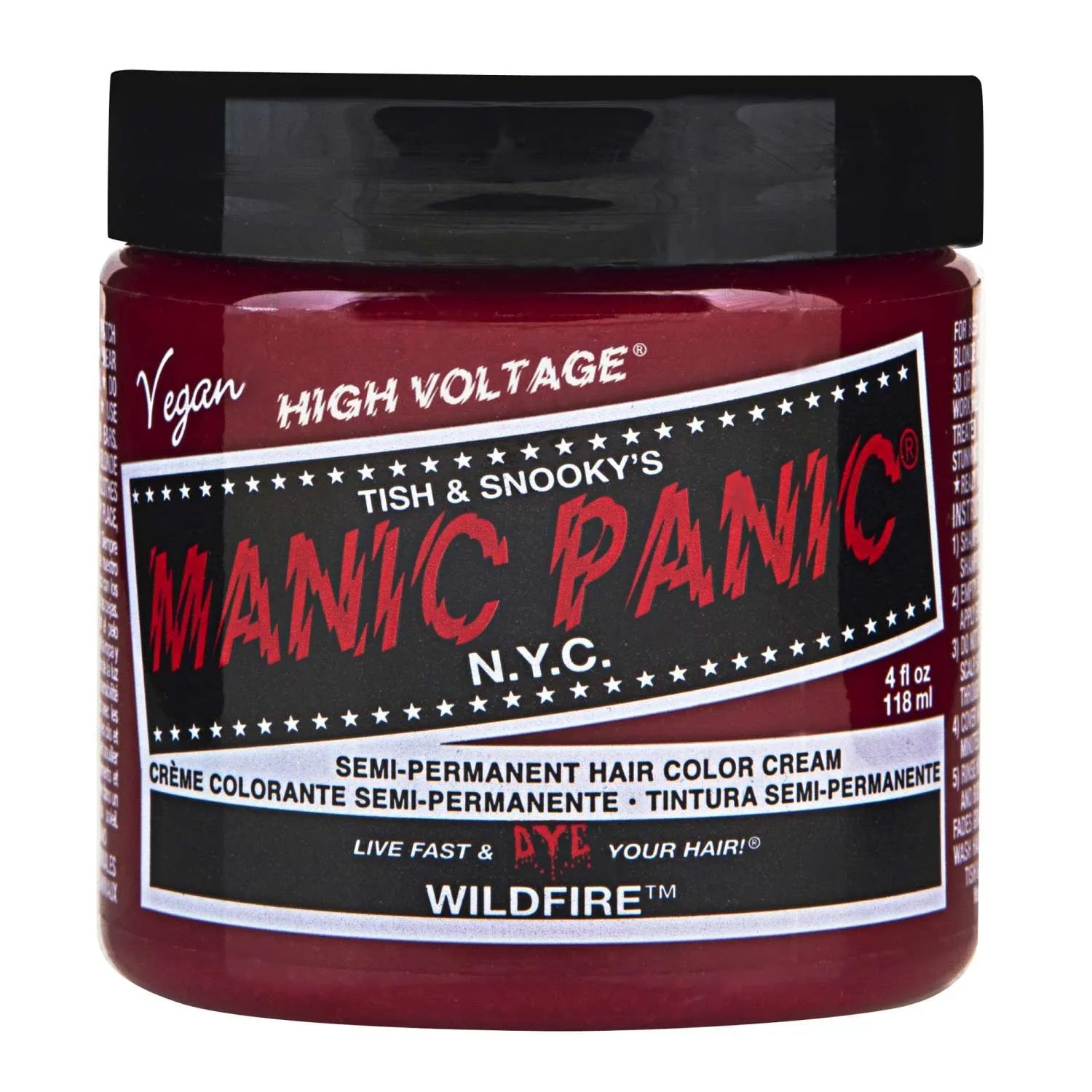 Manic Panic Semi Permanent Cream Hair Color - Wildfire 4 Oz by Manic Panic