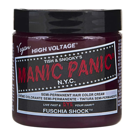 Manic Panic Semi Permanent Cream Hair Color - Fuschia Shock 4 Oz by Manic Panic