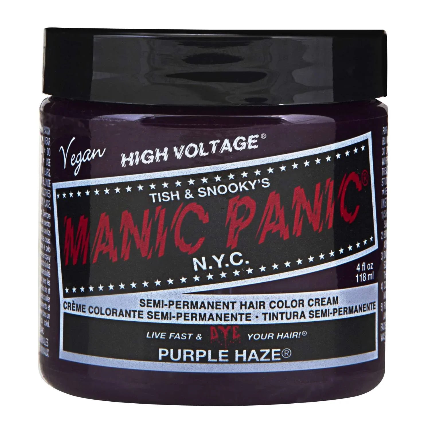 Manic Panic Semi Permanent Cream Hair Color - Purple Haze 4 Oz by Manic Panic