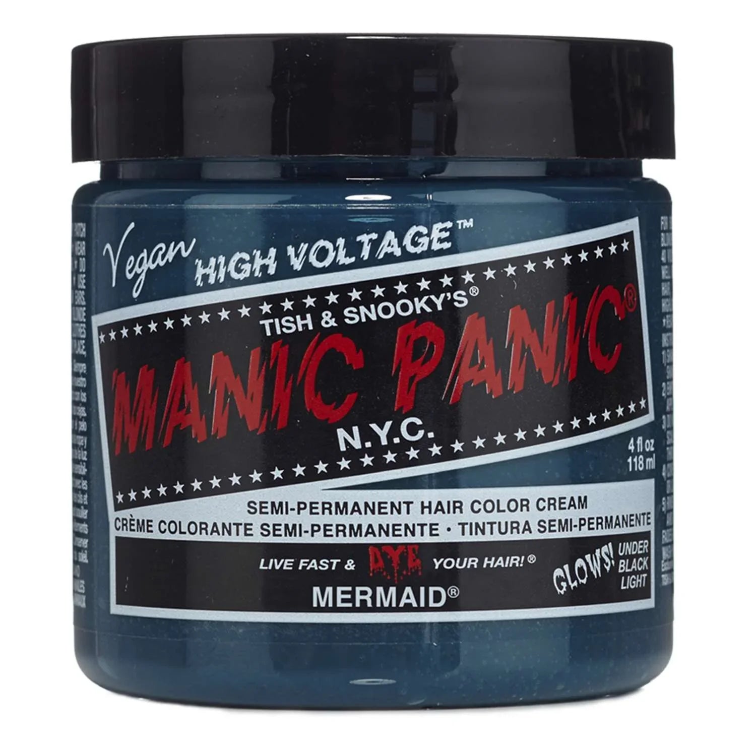 Manic Panic Semi Permanent Cream Hair Color - Mermaid 4 Oz by Manic Panic