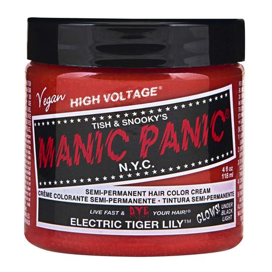 Manic Panic Semi Permanent Cream Hair Color - Electric Tiger Lily 4 Oz by Manic Panic