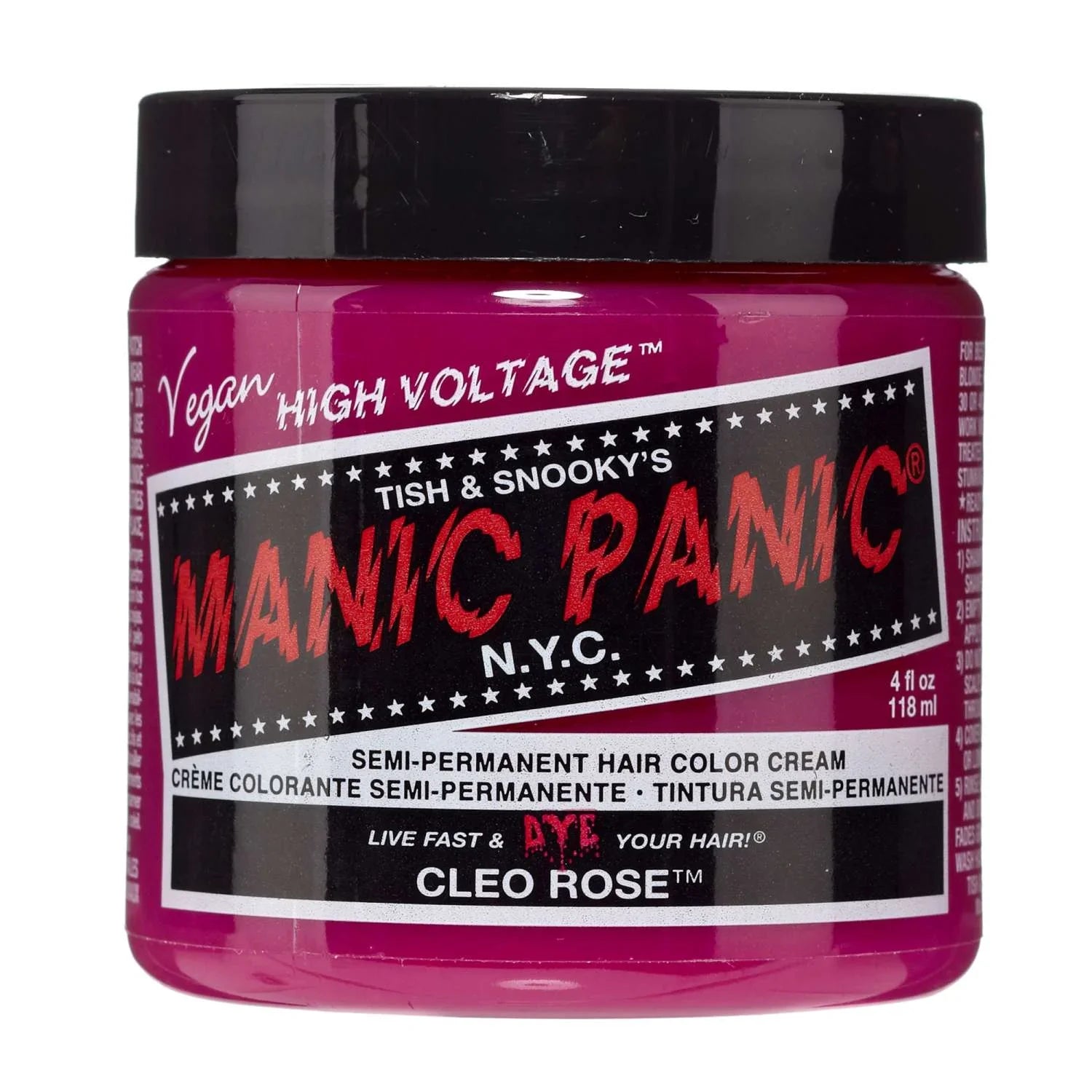 Manic Panic Semi Permanent Cream Hair Color - Cleo Rose 4 Oz by Manic Panic