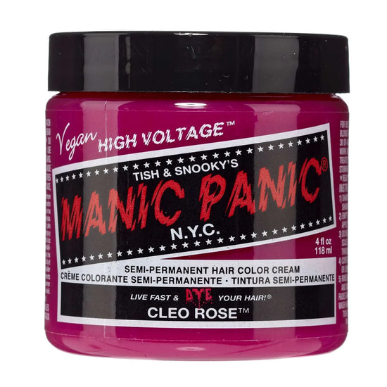 Manic Panic Semi Permanent Cream Hair Color - Cleo Rose 4 Oz by Manic Panic