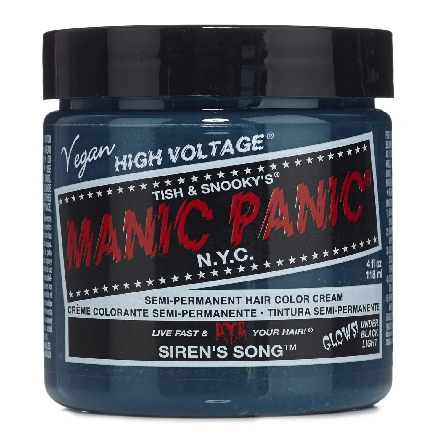 Manic Panic Semi Permanent Cream Hair Color - Sirens Song 4 Oz by Manic Panic
