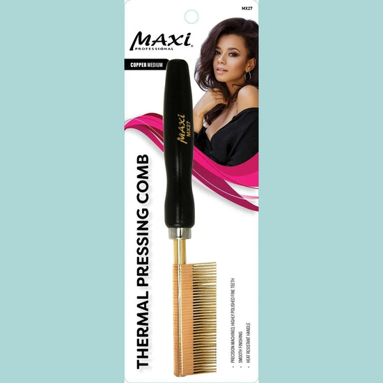 Maxi Hair Tool Pressing Comb Copper by Maxi