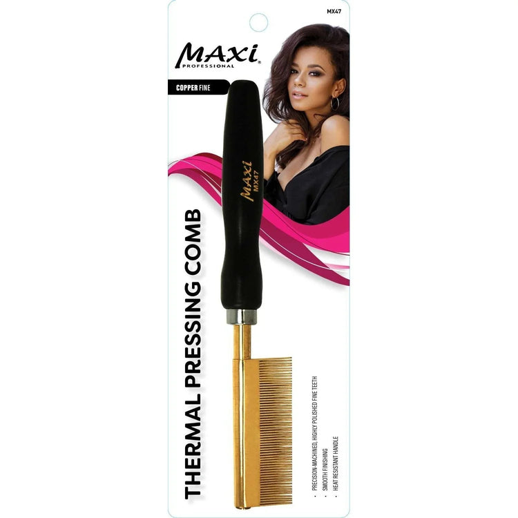Maxi Hair Tool Pressing Comb Copper by Maxi