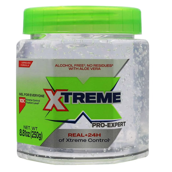 Extreme Pro-Expert Styling Gel 10X Clear 8.81 Oz by Xtreme