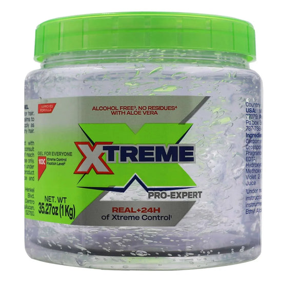 Extreme Pro-Expert Styling Gel 10X Clear 35.27 Oz by Xtreme