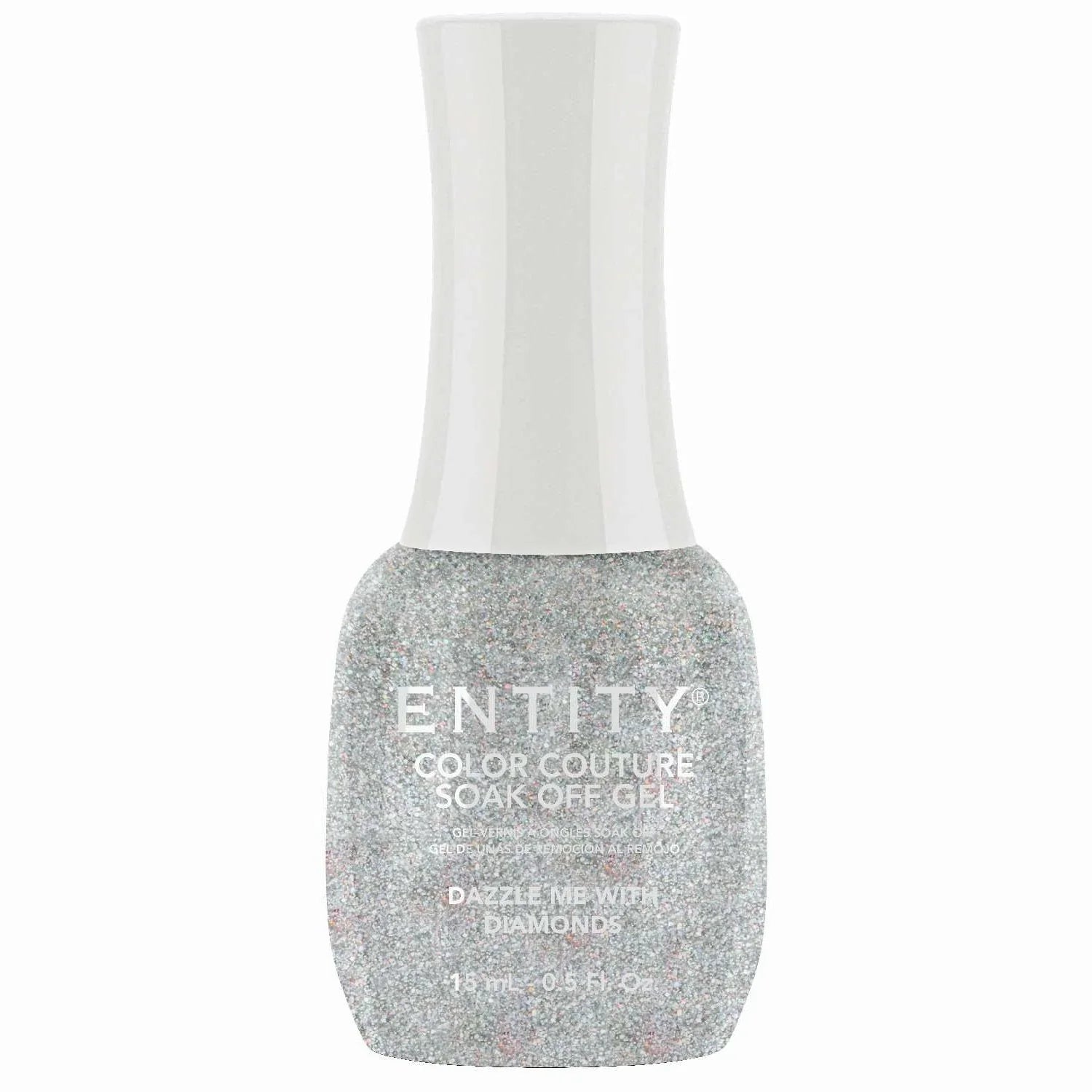 Entity Color Couture Soak Off Gel Dazzle Me With Diamonds 0.5 Fl Oz by ENTITY