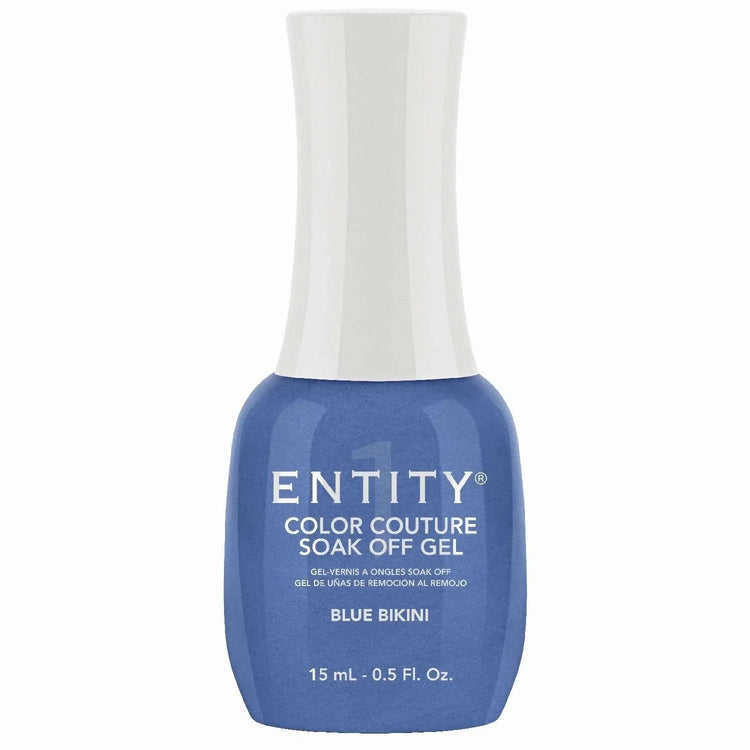 Entity Color Couture Soak Off Gel Blue Bikini 0.5 Fl Oz by ENTITY