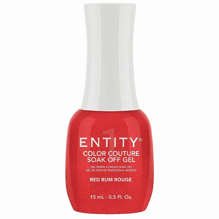 Entity Color Couture Soak Off Gel Red Rum Rouge 0.5 Fl Oz by ENTITY