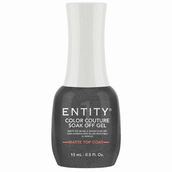 Entity Color Couture Soak Off Gel Matte Top Coat 0.5 Fl Oz by ENTITY