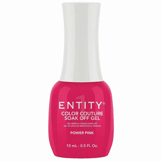 Entity Color Couture Soak Off Gel Power Pink 0.5 Fl Oz by ENTITY