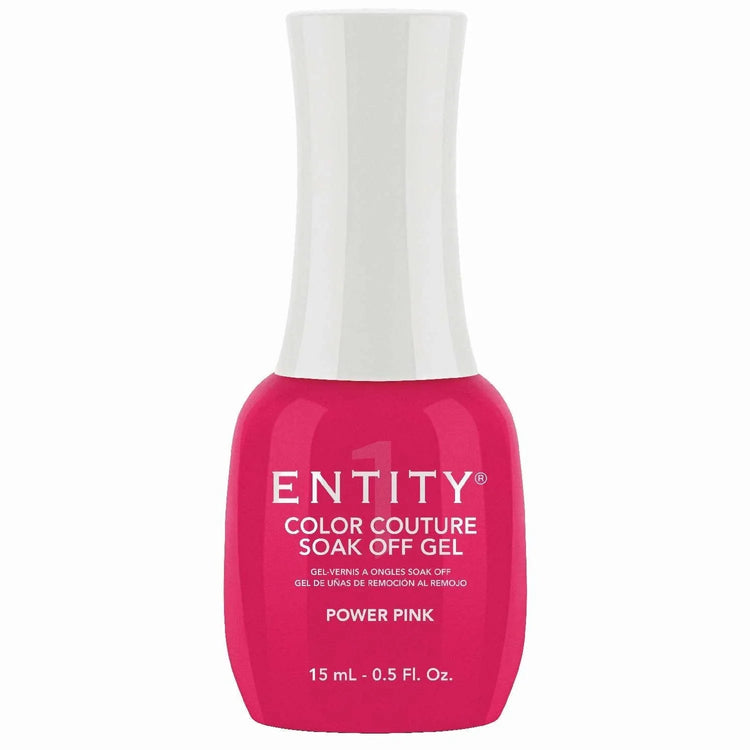 Entity Color Couture Soak Off Gel Power Pink 0.5 Fl Oz by ENTITY