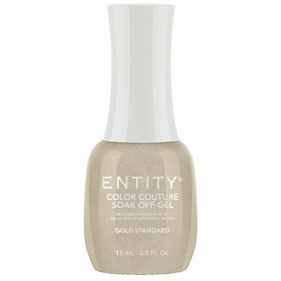 Entity Color Couture Soak Off Gel Gold Standard 0.5 Fl Oz by ENTITY