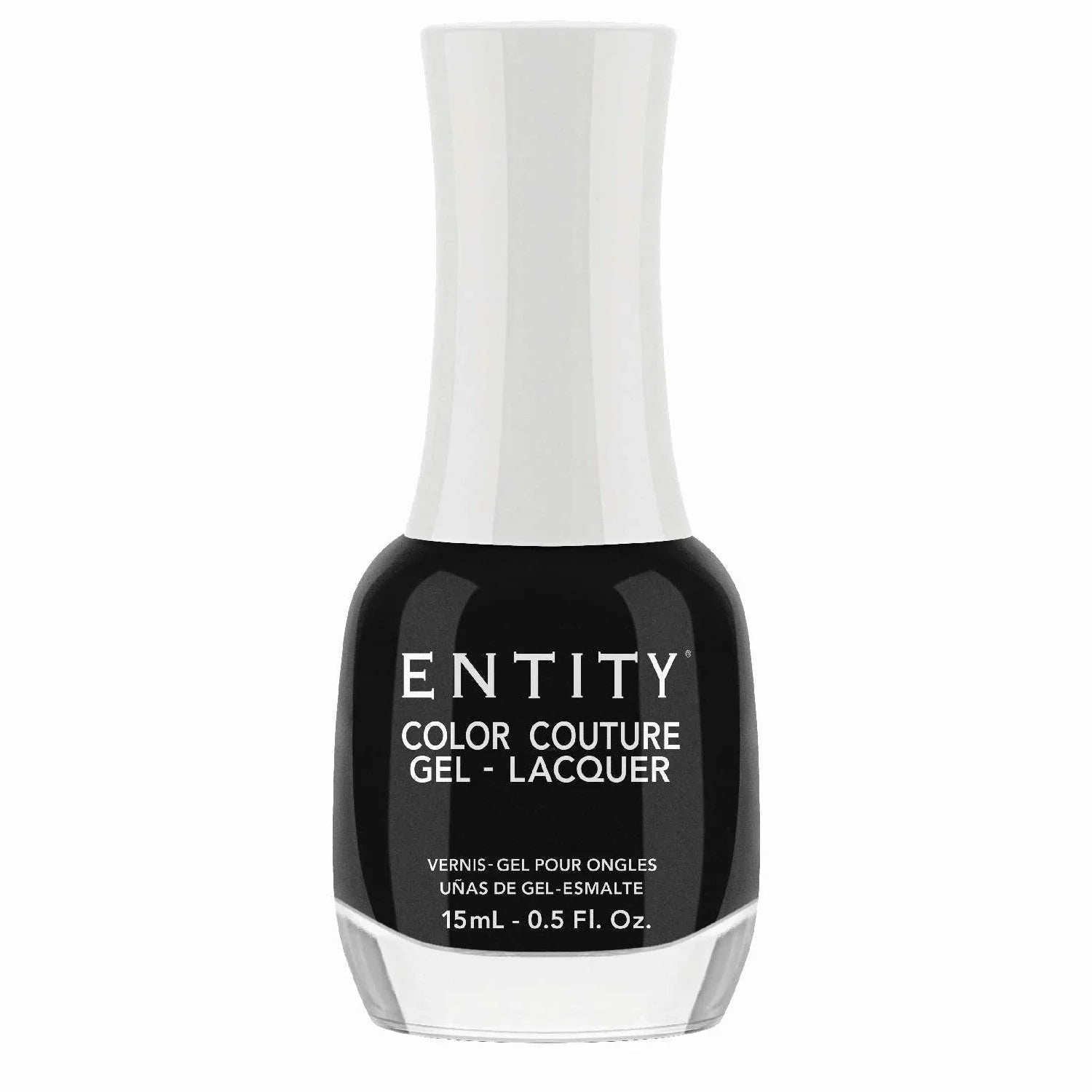 Entity Color Couture Gel Lacquer Beauty Icon 248 Little Black Bottle 0.5 Fl Oz by ENTITY