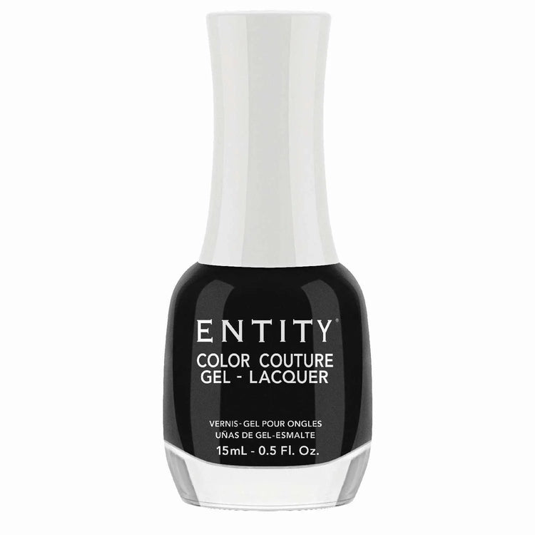 Entity Color Couture Gel Lacquer Beauty Icon 248 Little Black Bottle 0.5 Fl Oz by ENTITY