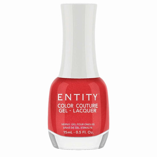 Entity Color Couture Gel Lacquer Beauty Icon 696 Red Rum Rouge 0.5 Fl Oz by ENTITY