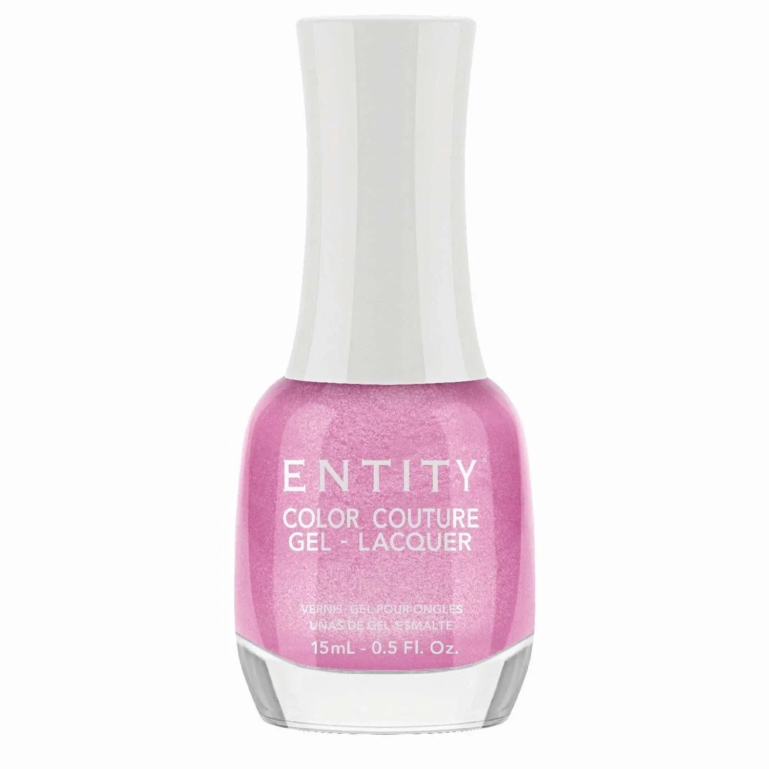 Entity Color Couture Gel Lacquer Beauty Icon 761 Ruching Pink 0.5 Fl Oz by ENTITY