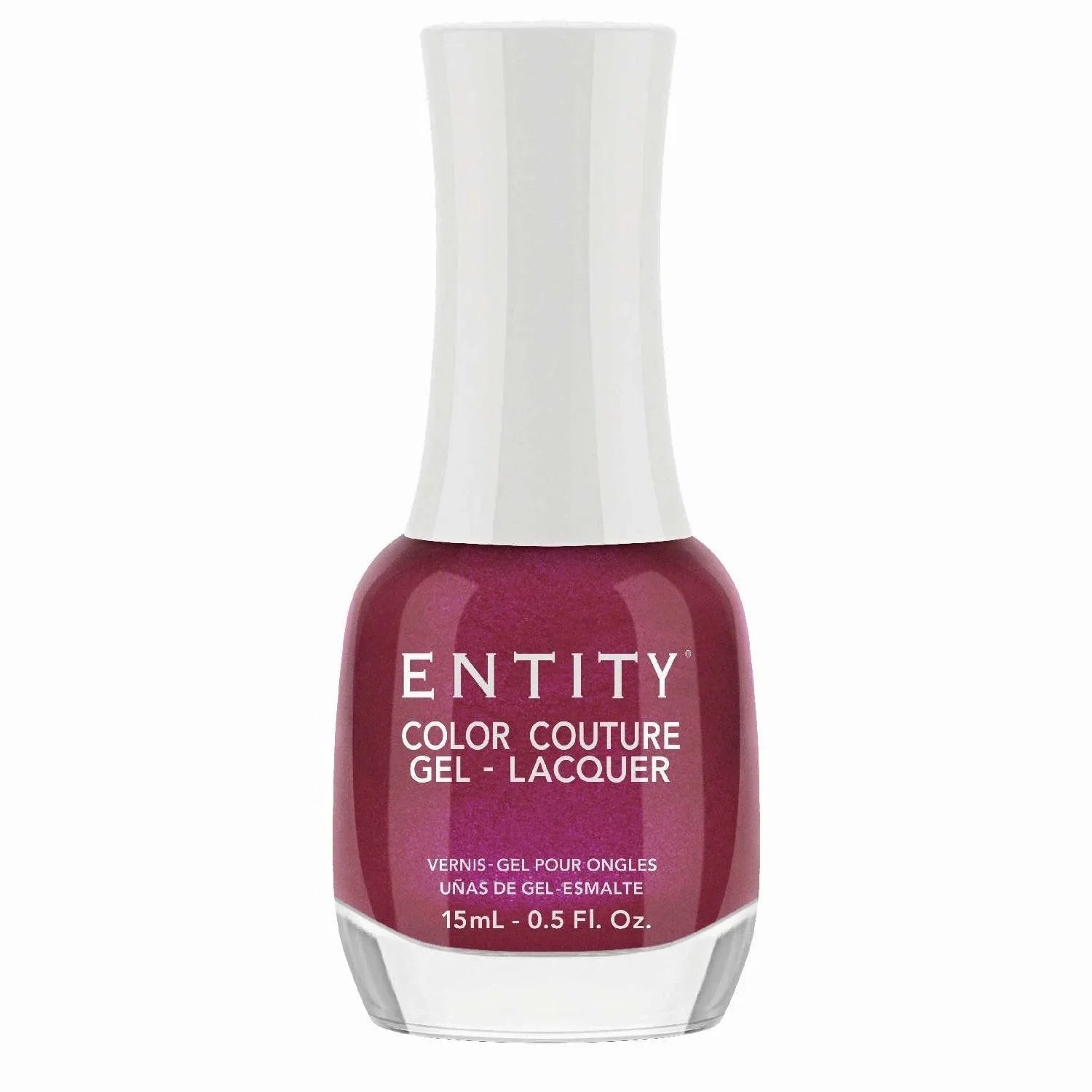 Entity Color Couture Gel Lacquer Beauty Icon 858 Ruby Sparks 0.5 Fl Oz by ENTITY