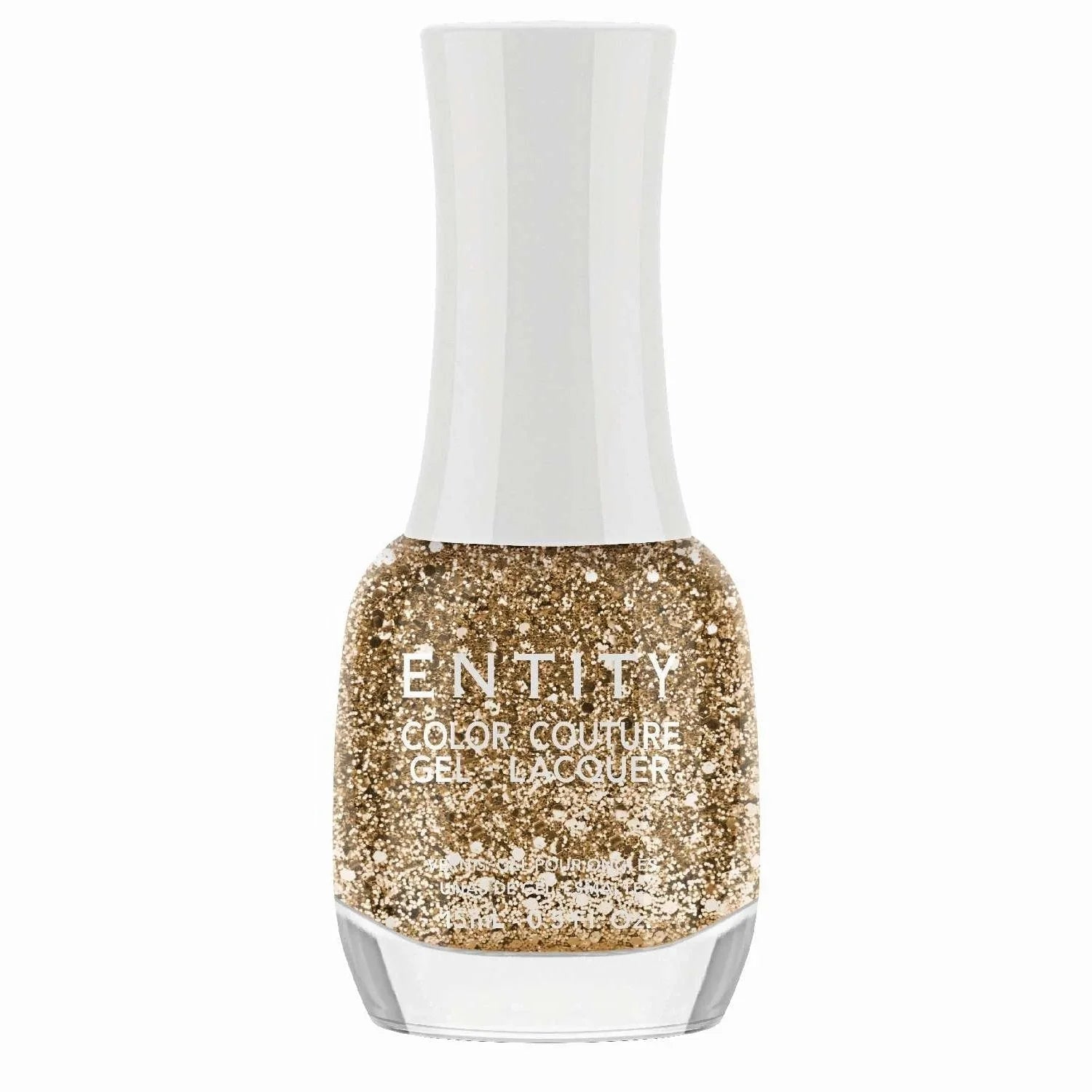 Entity Color Couture Gel Lacquer Beauty Icon 869 Drops Of Gold 0.5 Fl Oz by ENTITY
