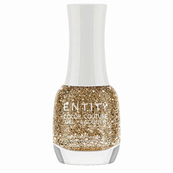 Entity Color Couture Gel Lacquer Beauty Icon 869 Drops Of Gold 0.5 Fl Oz by ENTITY
