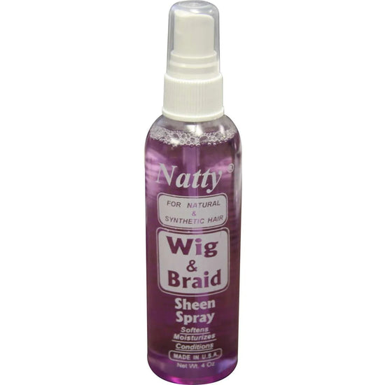 Natty Wig Braid Sheen Spray 4 Oz by Natty