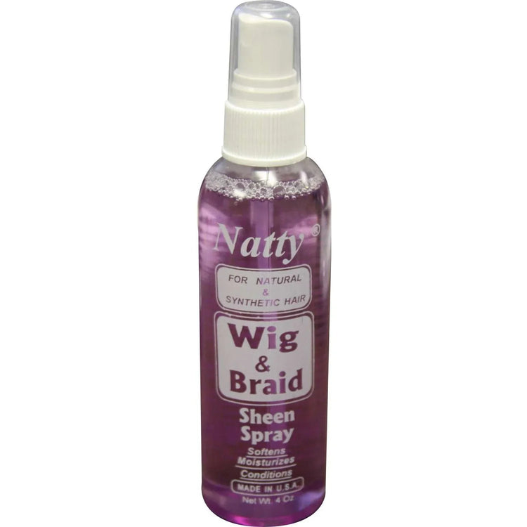 Natty Wig Braid Sheen Spray 4 Oz by Natty