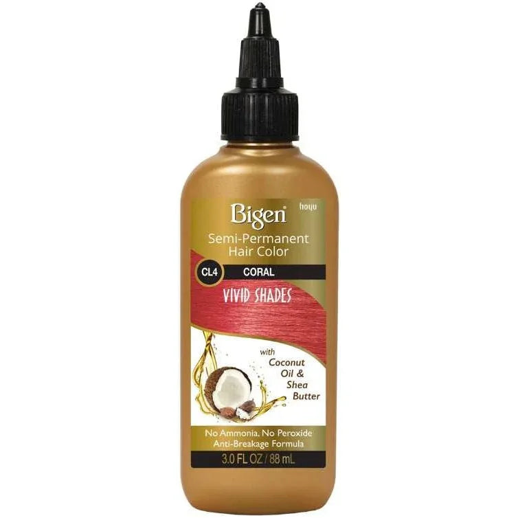 Bigen Semi-Permaneant Vivid Hair Color Coral 3 Oz by Bigen