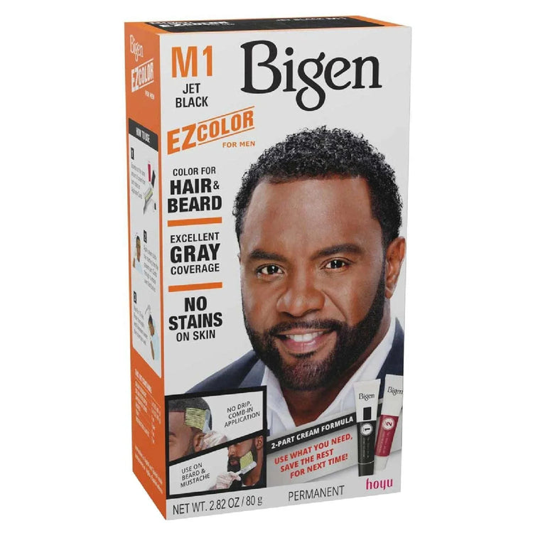 Bigen Ez Color For Men Jet Black Kit by Bigen