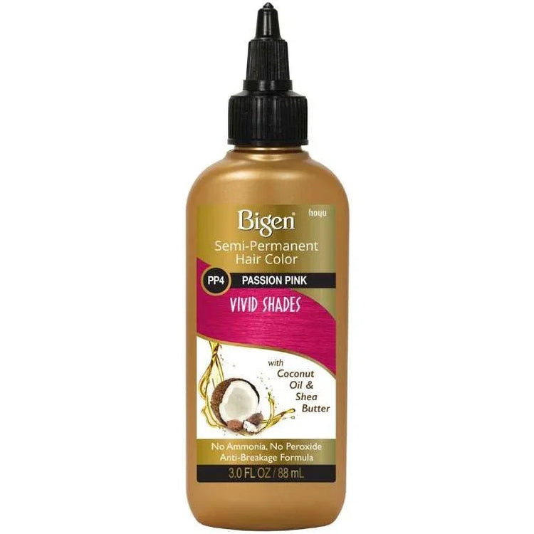 Bigen Semi-Permaneant Vivid Hair Color Pp4 Passion Pink 3 Oz by Bigen