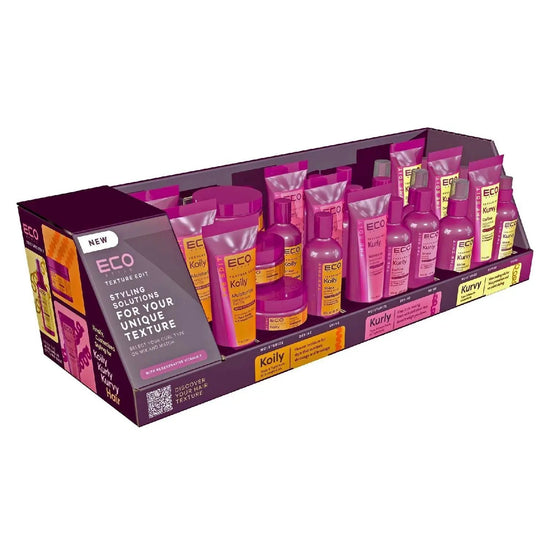 Eco Texture Edit 27 Piece Display Kit For Hair Care