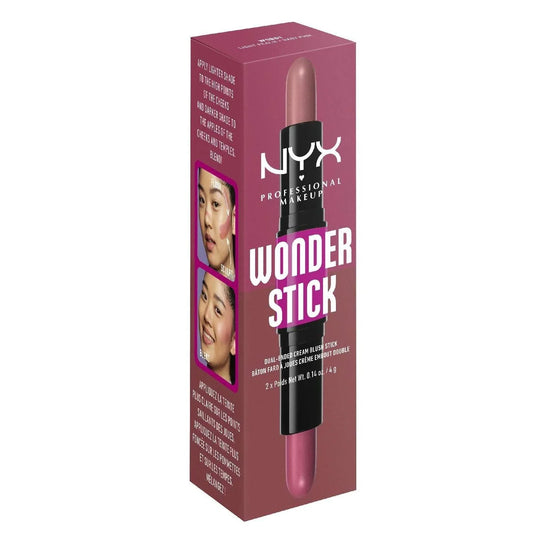 NYX Wonder Stick Cream Blush 01 - Light Peach And Baby Pink 0.28 Oz by NYX