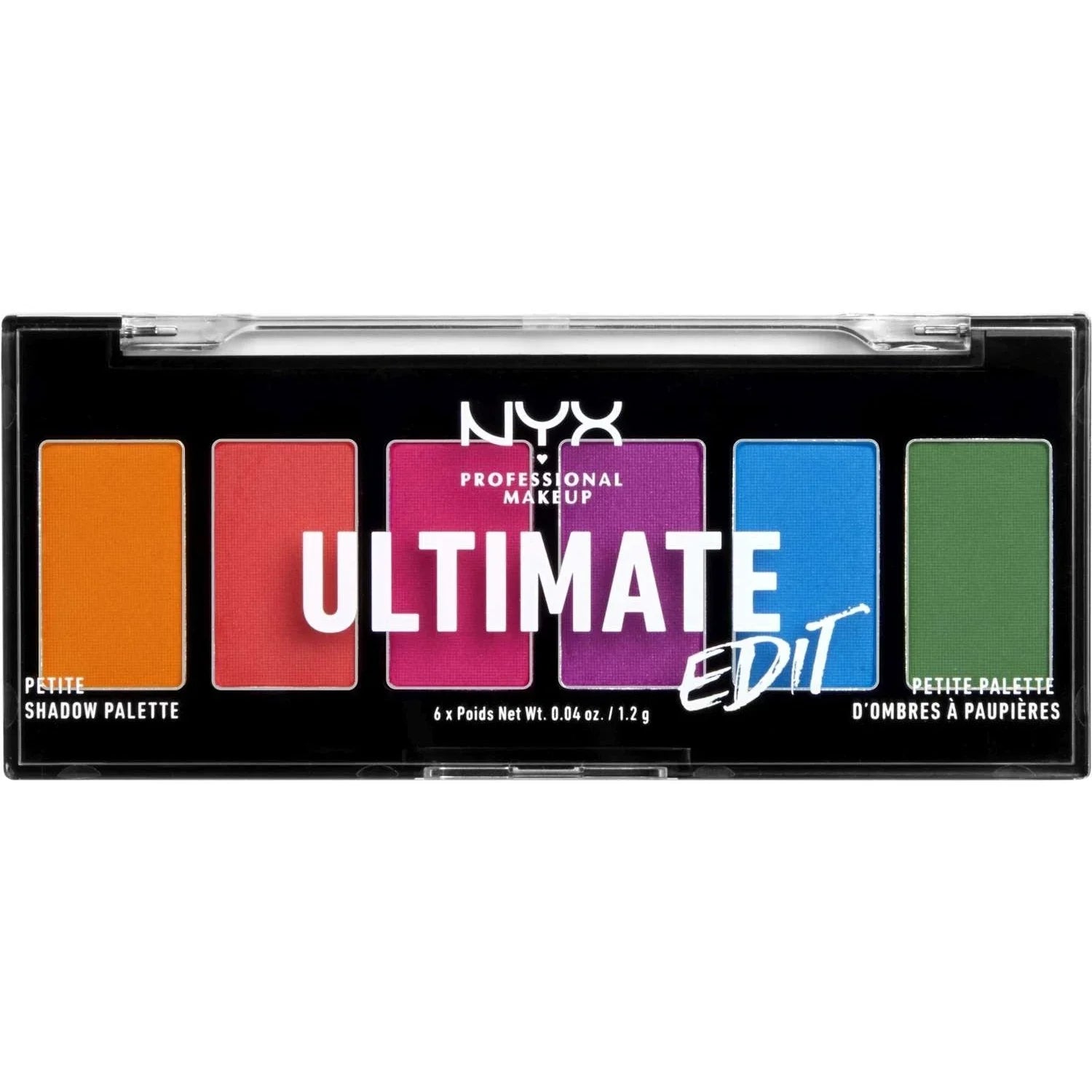 NYX Ultimate Edit Petite Shadow Palette Brights 0.24 Oz by NYX