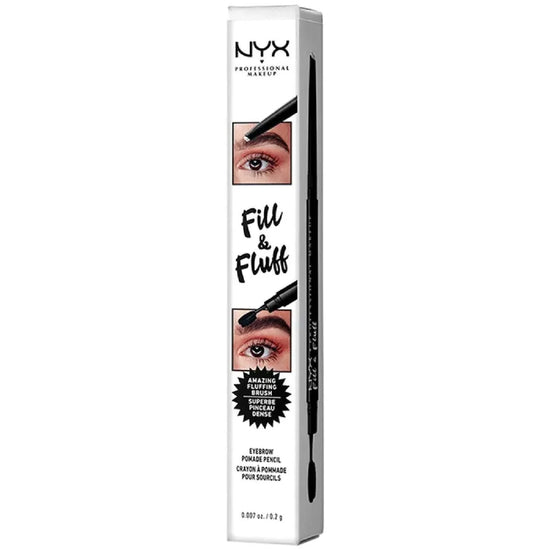NYX Fill Fluff Eyebrow Pomade Pencil 09 - Clear 0.007 Oz by NYX