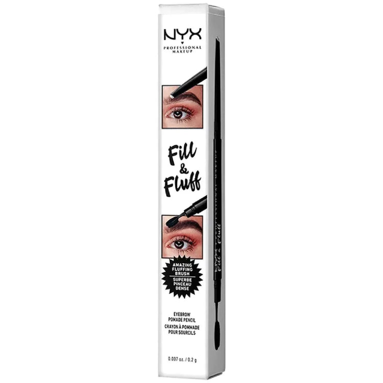 NYX Fill Fluff Eyebrow Pomade Pencil 09 - Clear 0.007 Oz by NYX