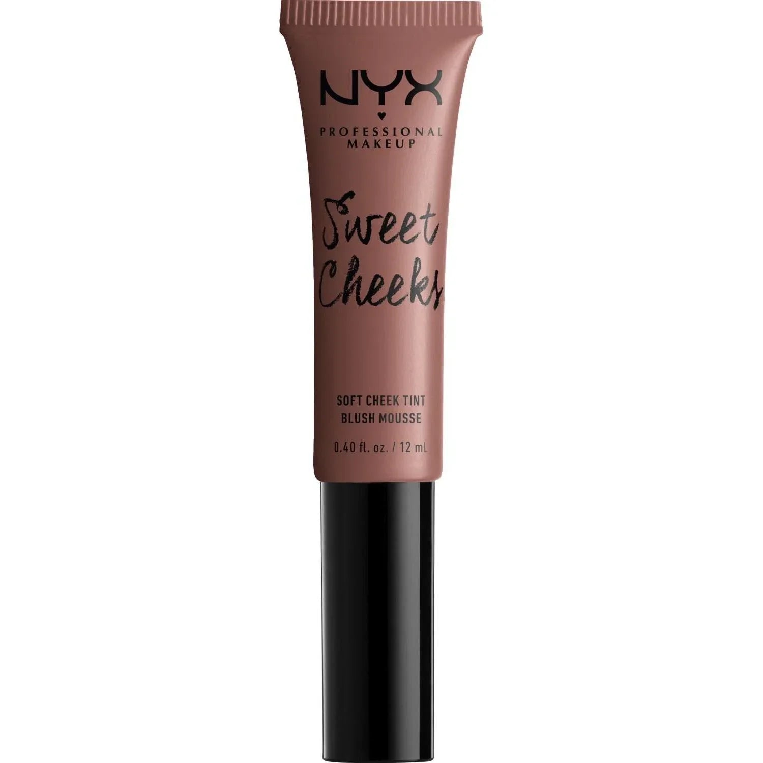 NYX Sweet Cheeks Soft Cheek Tint Blush Mousse 01 - Nudetude 0.40 Fl Oz by NYX