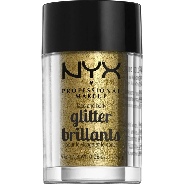 NYX Face And Body Glitter 05 - Gold 0.08 Oz by NYX