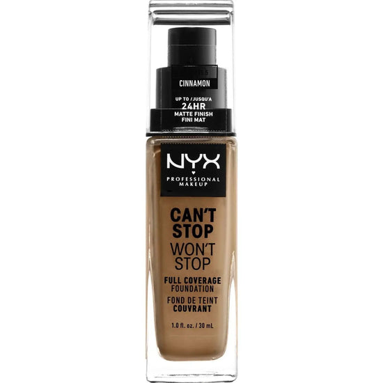 Nyx Cant Stop Wont Stop Full Coverage Foundation Cinnamon