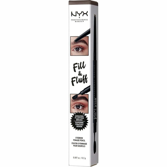 NYX Fill Fluff Eyebrow Pomade Pencil 04 - Chocolate 0.007 Oz by NYX