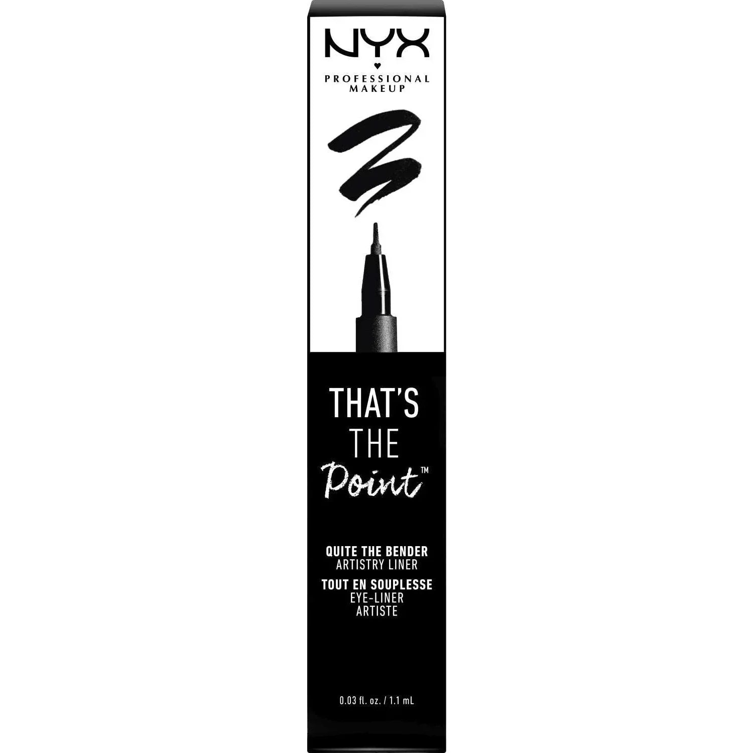 NYX Thats The Point Eyeliner Quite The Bender 0.08 Fl Oz by NYX
