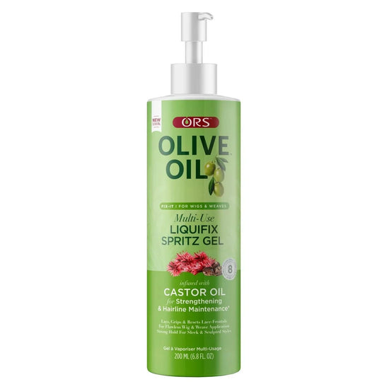 Ors Olive Oil Fix-It For Wigs Weaves Multi-Use Liquifix Spritz Gel 6.8 Oz by ORS