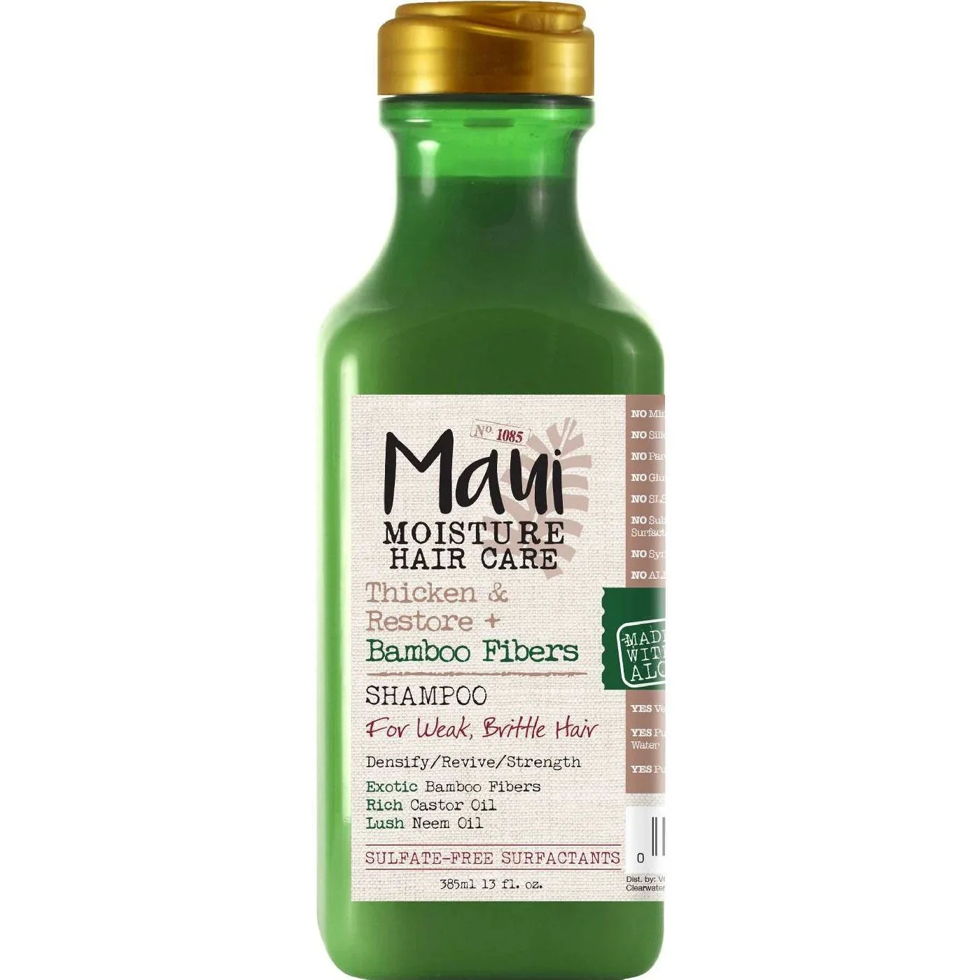 Maui Moisture Thicken Restore Bamboo Fibers Shampoo 13.0 Fl Oz by Maui Moisture