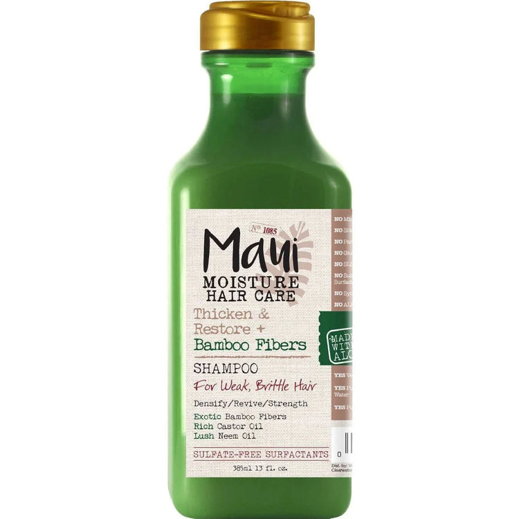 Maui Moisture Thicken Restore Bamboo Fibers Shampoo 13.0 Fl Oz by Maui Moisture