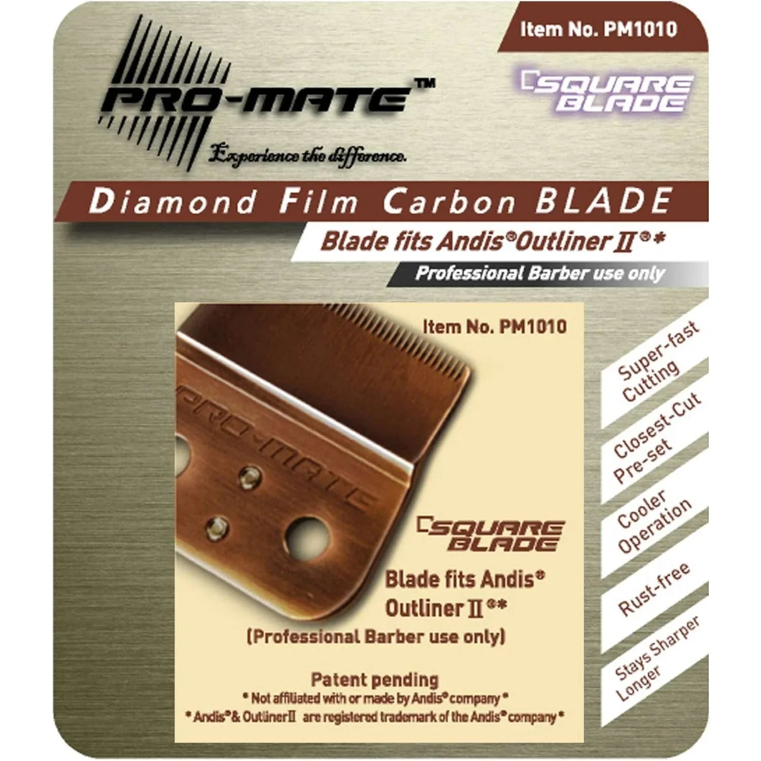 Promate Blade Square-Andis Outliner Ii by Promate